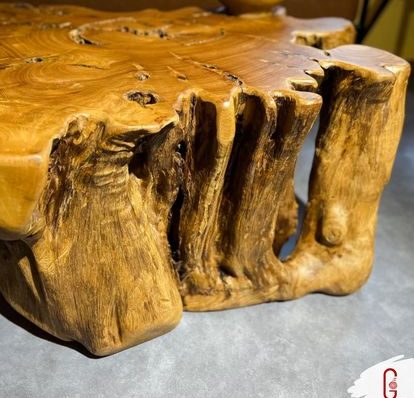 Bàn sofa lũa gỗ tự nhiên nguyên khối gốc cây