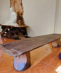 bàn trà lũa gỗ tự nhiên