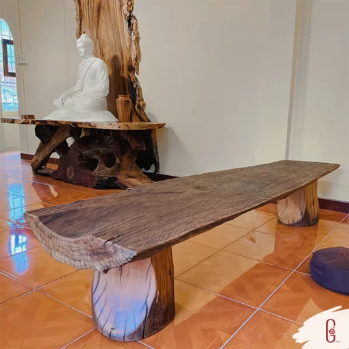 bàn trà lũa gỗ tự nhiên