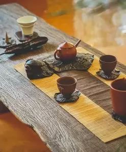 bàn trà lũa gỗ tự nhiên