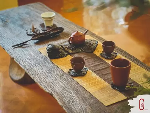 bàn trà lũa gỗ tự nhiên
