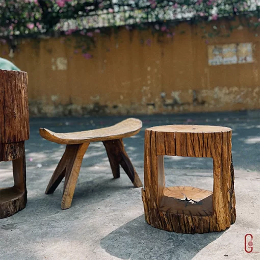 đôn gỗ lũa tự nhiên đa năng