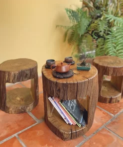 đôn gỗ lũa tự nhiên đa năng