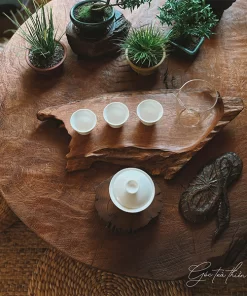 khay trà lũa gỗ hương