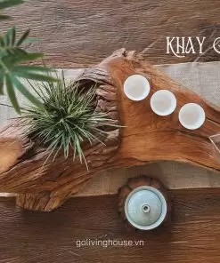 khay trà gỗ lũa