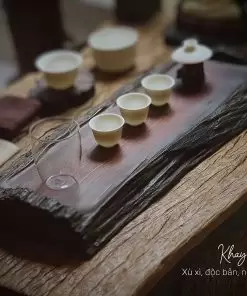 khay trà lũa gỗ hương