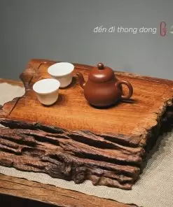 khay trà lũa gỗ hương