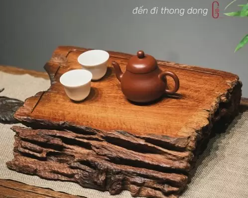 khay trà lũa gỗ hương