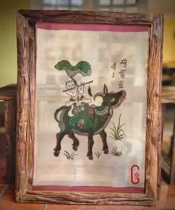 khung gỗ lũa