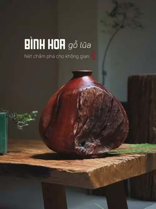 lọ hoa lũa hương trưng bày