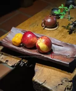 khay trái cây gỗ lũa